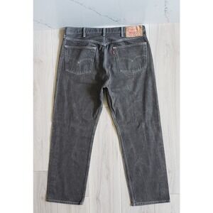 Levis 501xx Jeans Mens 40x32 Dark Wash Straight Button Fly Y2K Denim
